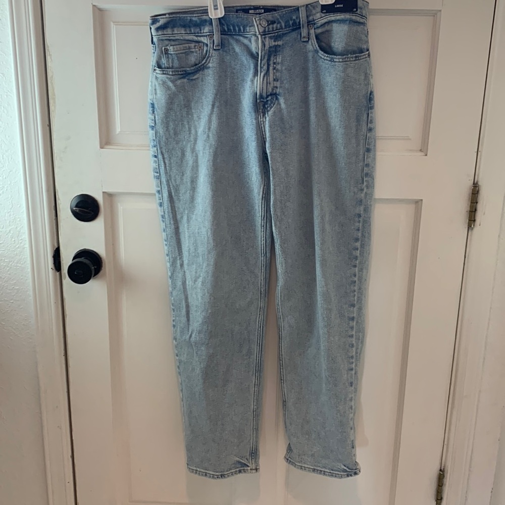 Mens NEW NWT hollister loose jeans